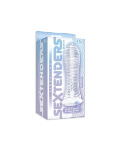 NO ETA $The 9's Vibrating Sextenders Ribbed Sleeve