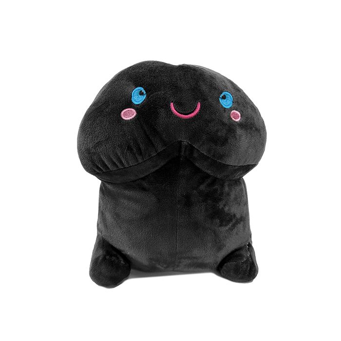 Shots Short Penis Plushie - Black 20" / 50 cm